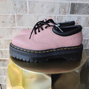 Dr Martens 8053 Quad Leather Platform Shoes Women’s US Size 9 Pink NEW